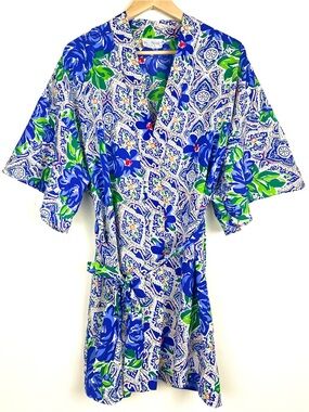 Vintage 80’s 90’s Val Mode Floral Robe